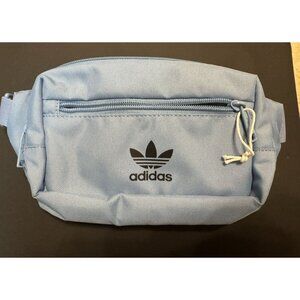 Adidas Originals Light Blue Waist Pack With Adjustable Strap & Zippered